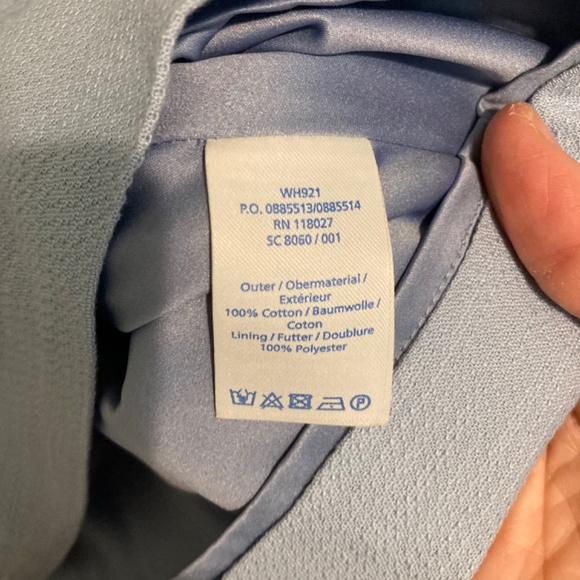 Boden Powder Blue Beaded Shift Dress - Size 2 - Picture 9 of 12